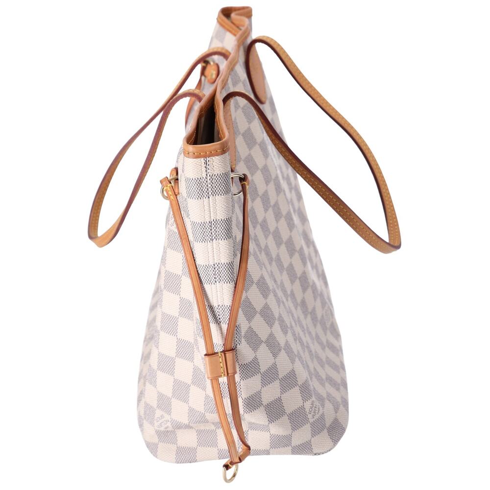Louis Vuitton Neverfull MM Damier Azur Tote Bag N41361 Canvas - Picture 7 of 9